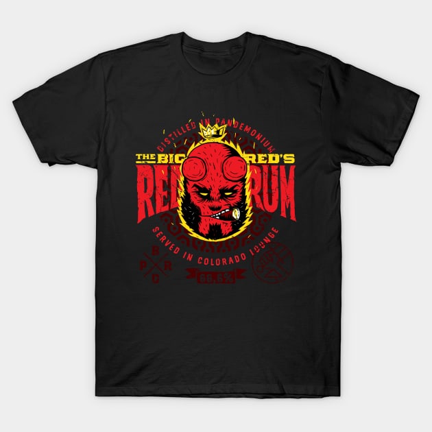 The Big Red's Red Rum T-Shirt by Krobilad